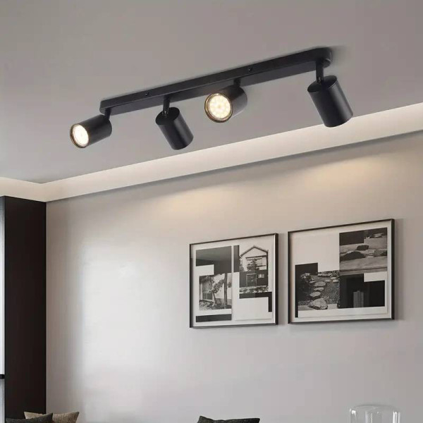 4-Light LED Ceiling Spotlight Bar