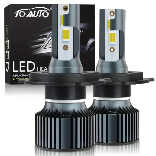 Pair of 50W H11 Canbus LED bulbs for H4 headlamps